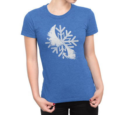 Snowflake skier t-shirt available now