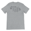 W911 Logo w/Badges Short Sleeve T-Shirt