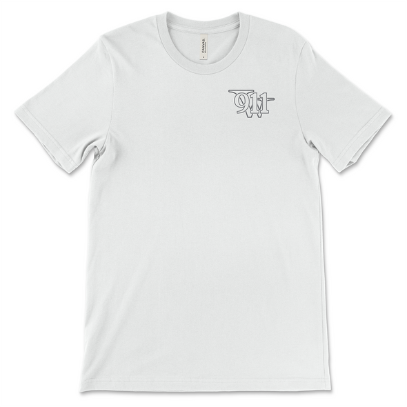 W911 Logo Short Sleeve T-Shirt (front and back)