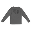 W911 Logo Long Sleeve T-Shirt (front and back)