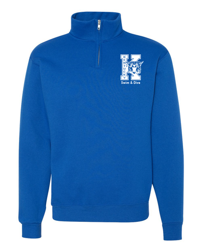 Kentucky Unisex K Wildcat Swim & Dive Quarter-Zip Sweatshirt