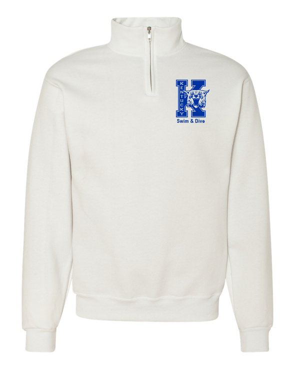 Kentucky Unisex K Wildcat Swim & Dive Quarter-Zip Sweatshirt