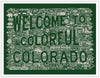 Welcome to Colorful Colorado poster