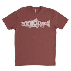 Colorado Typography Fish T-Shirt