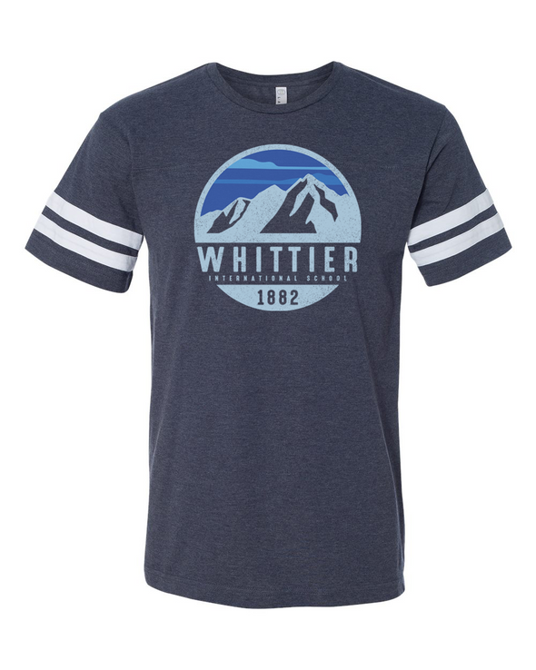 Whittier Unisex Football T-Shirt